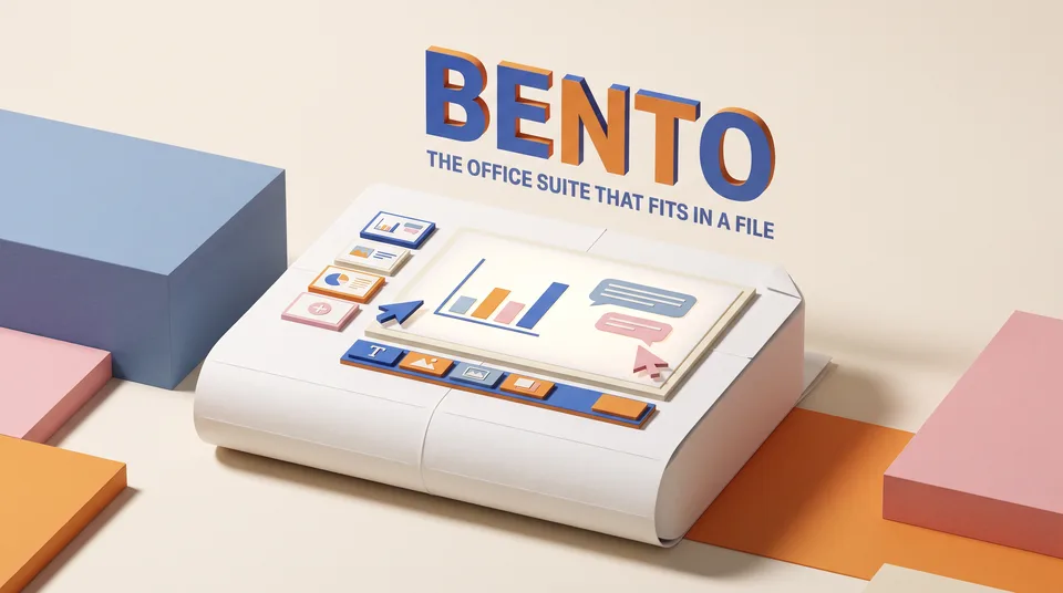 Bento：可单文件存储运行的幻灯片办公套件 封面