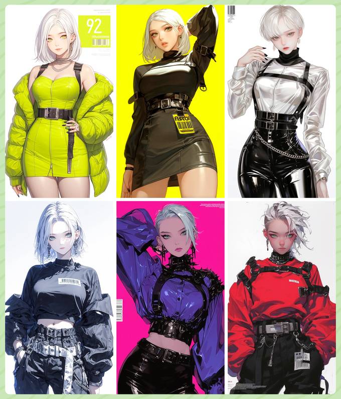 归藏的 AI Niji V6 提示词分享