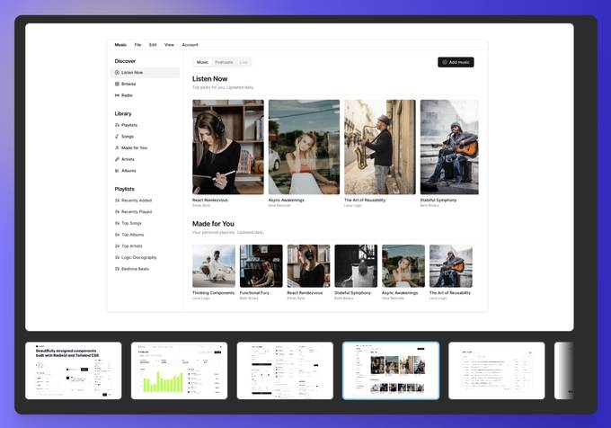 Shadcn UI 的设计组件库
